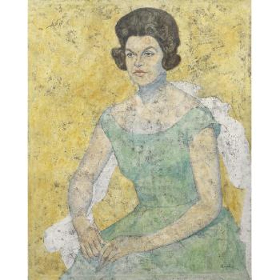 Portrait of a lady by Louai Kayali