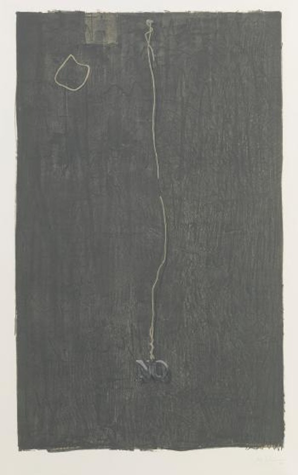 No (Ulae 71) by Jasper Johns
