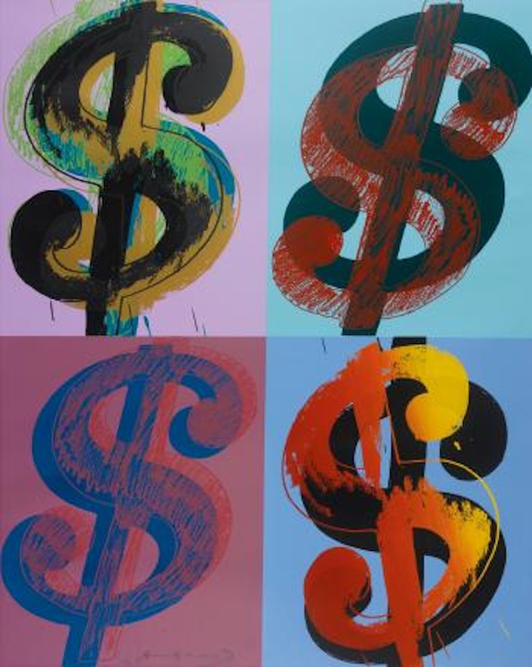 $ (Quadrant) (F. & S. II.283) by Andy Warhol