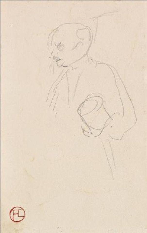 Procès Arton - M. Soudais by Henri de Toulouse-Lautrec