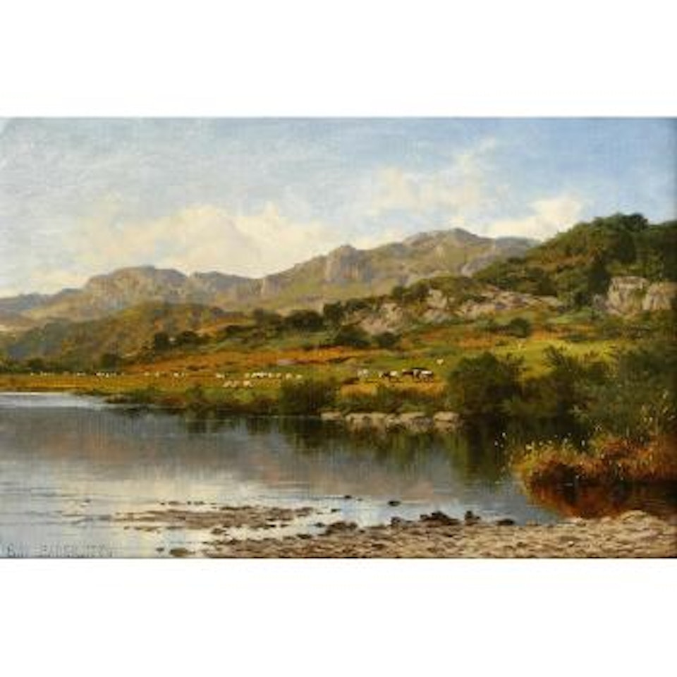 A fine day, Capel Curig, North Wales by Benjamin Williams Leader