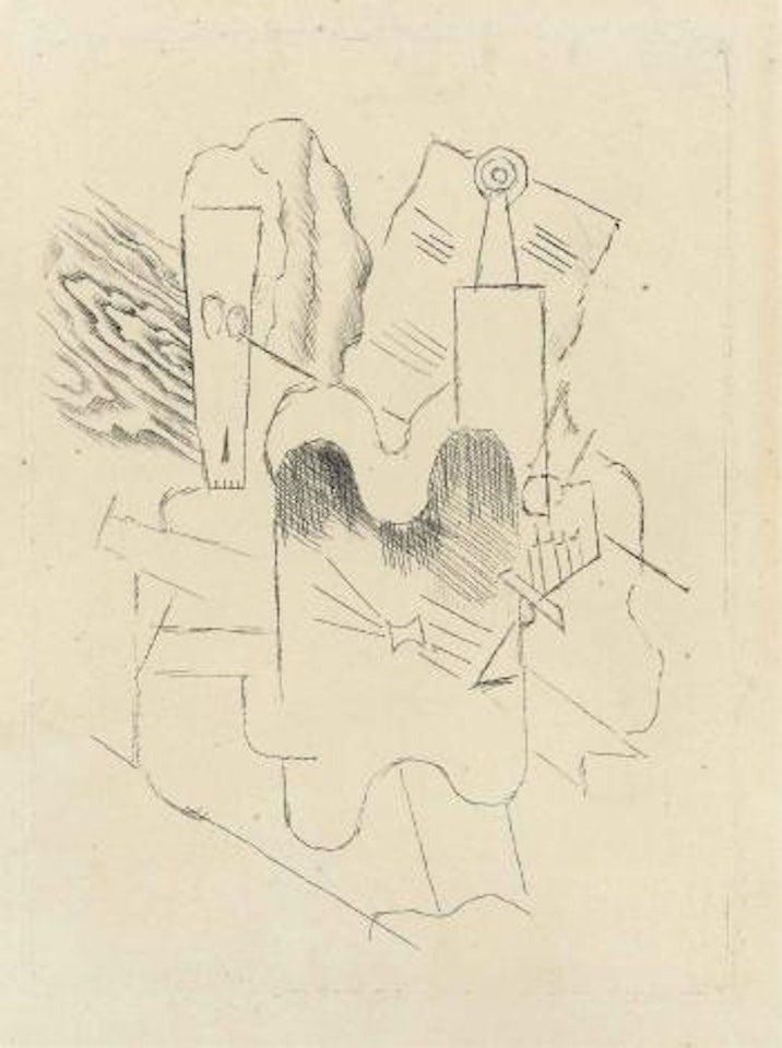 Nature morte au crane, from Le Siège de Jérusalem  by Pablo Picasso