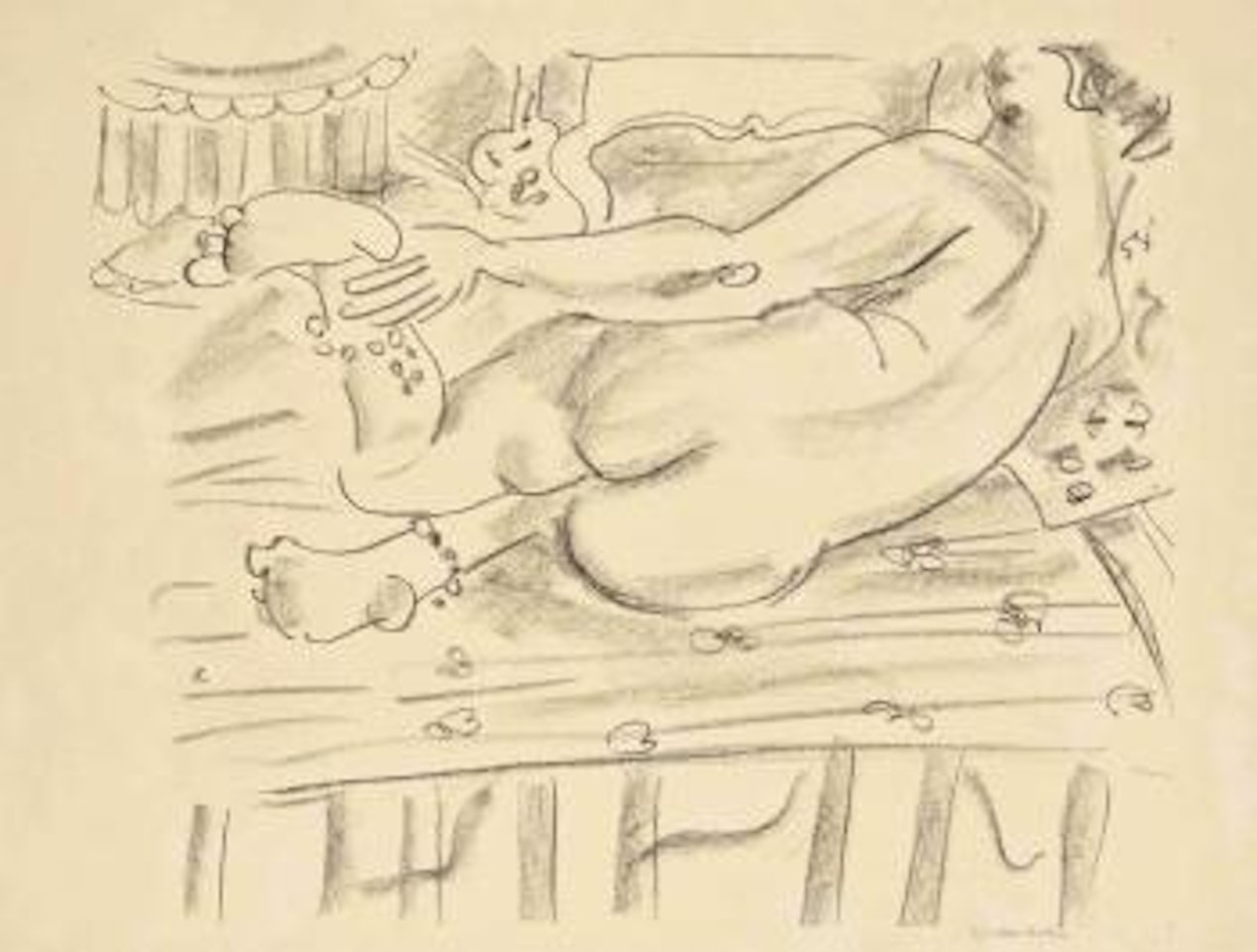 Nu Couché De Dos by Henri Matisse