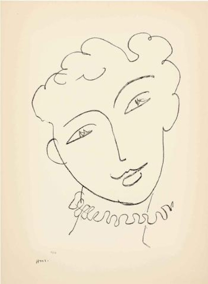 La Pompadour: One Plate by Henri Matisse