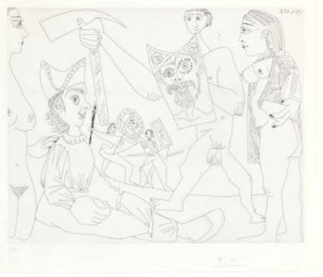 Spectacle de Gladiateurs, from La SÃ©rie 347 by Pablo Picasso