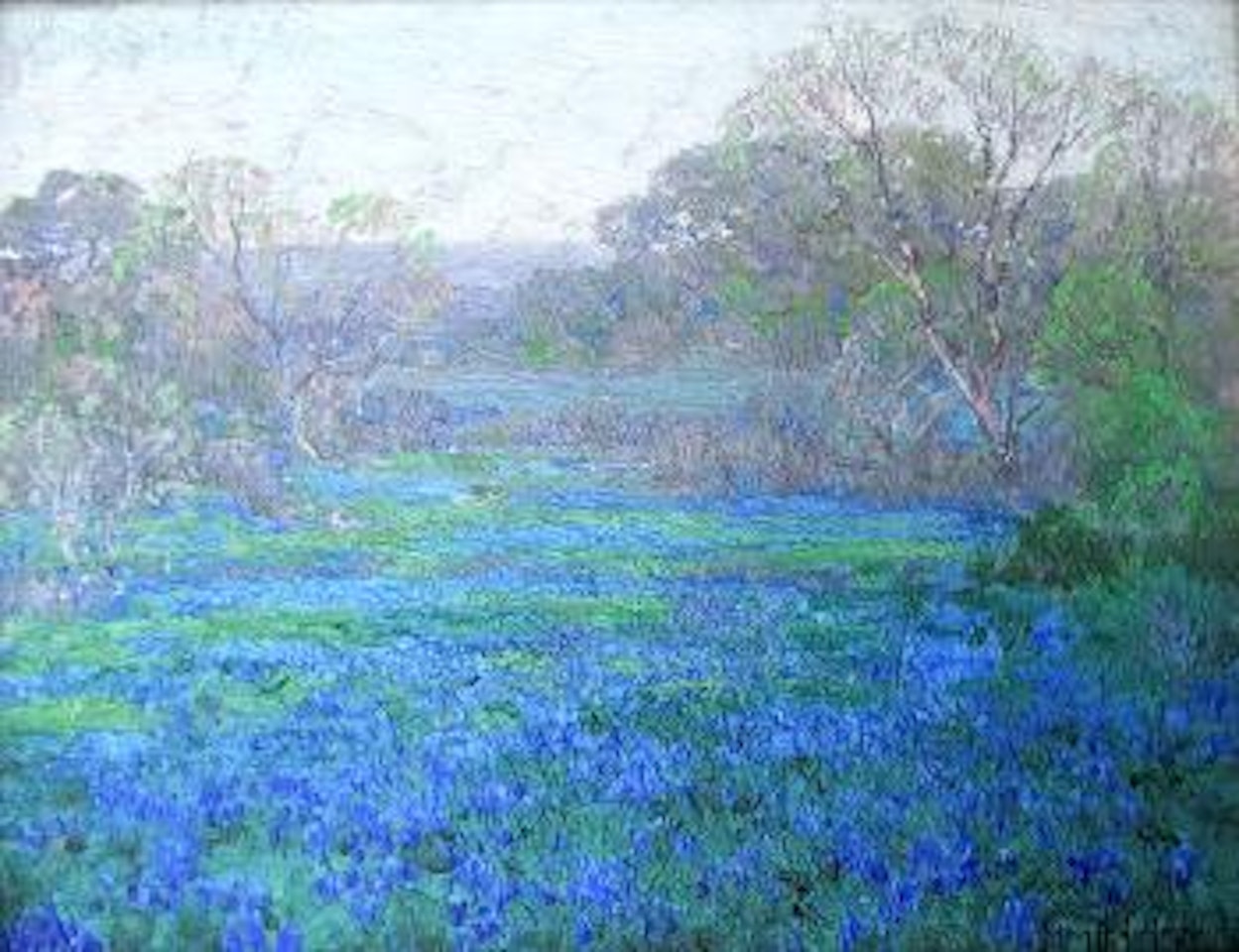 Bluebonnets, San Antonio, TX by Julian Onderdonk
