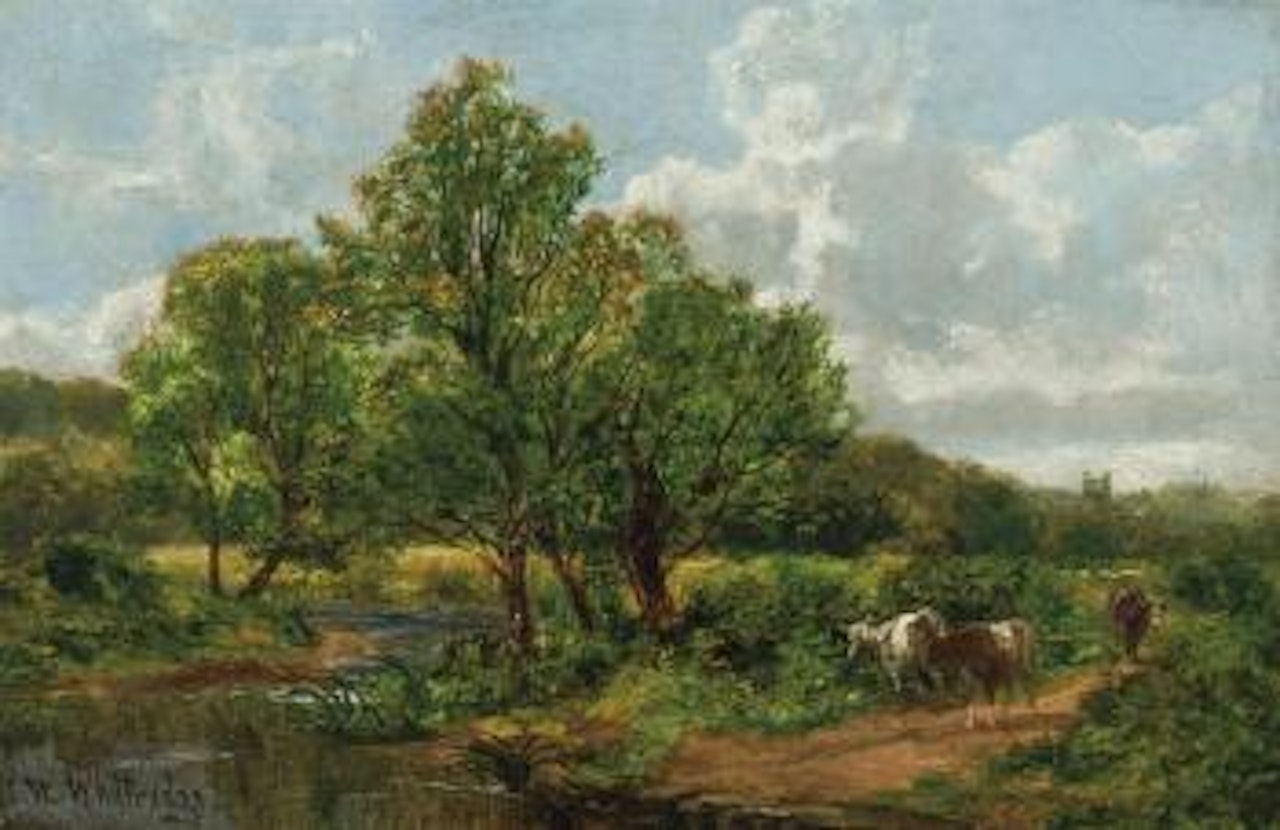 Summer in Milburn, NJ by Worthington Whittredge