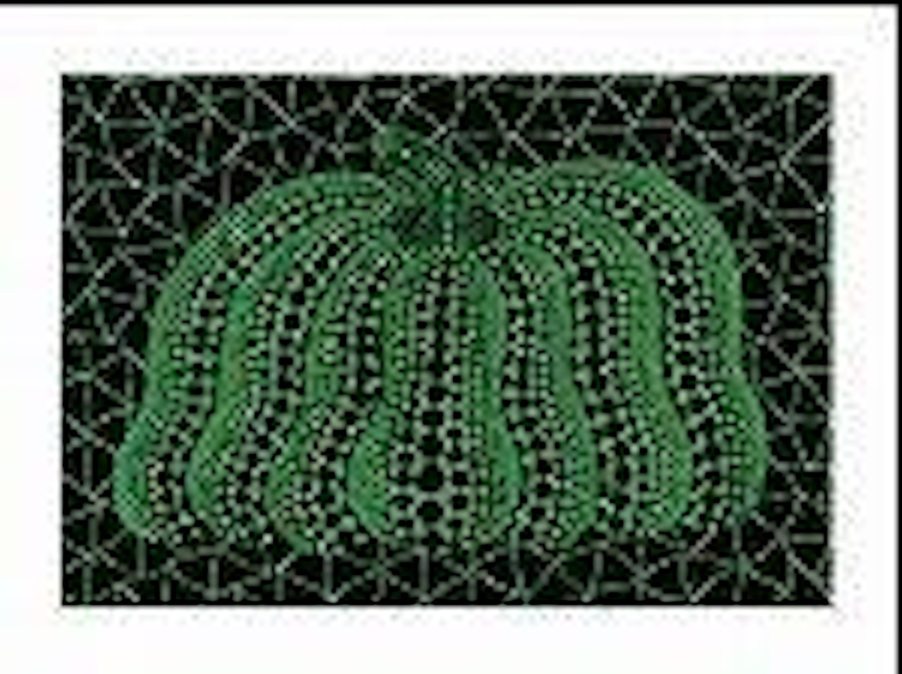 Pumpkin two by Yayoi Kusama