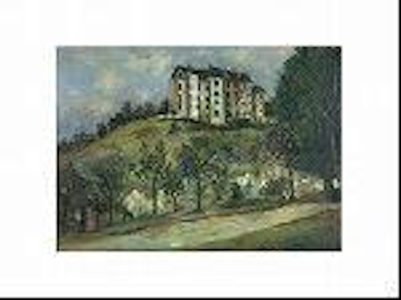 Château et verdure by Maurice Utrillo