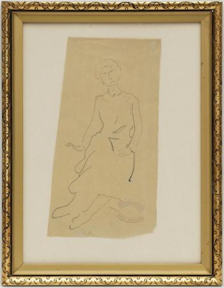 Etude de femme assise by Ferdinand Hodler