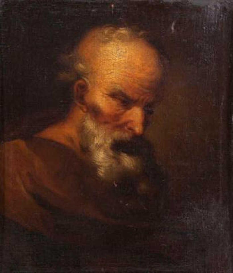 Tête d'un vieil homme by Christian Wilhelm Ernst Dietrich