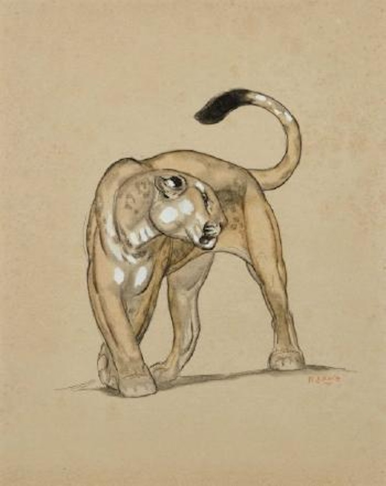 Panthère debout by Paul Jouve