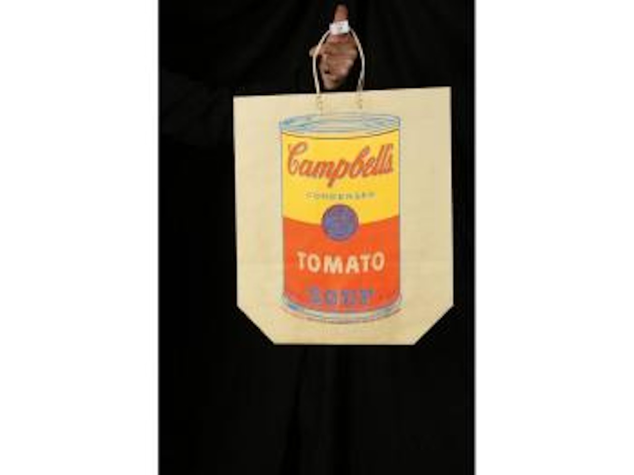 Campbells soup can (Tomato) by Andy Warhol