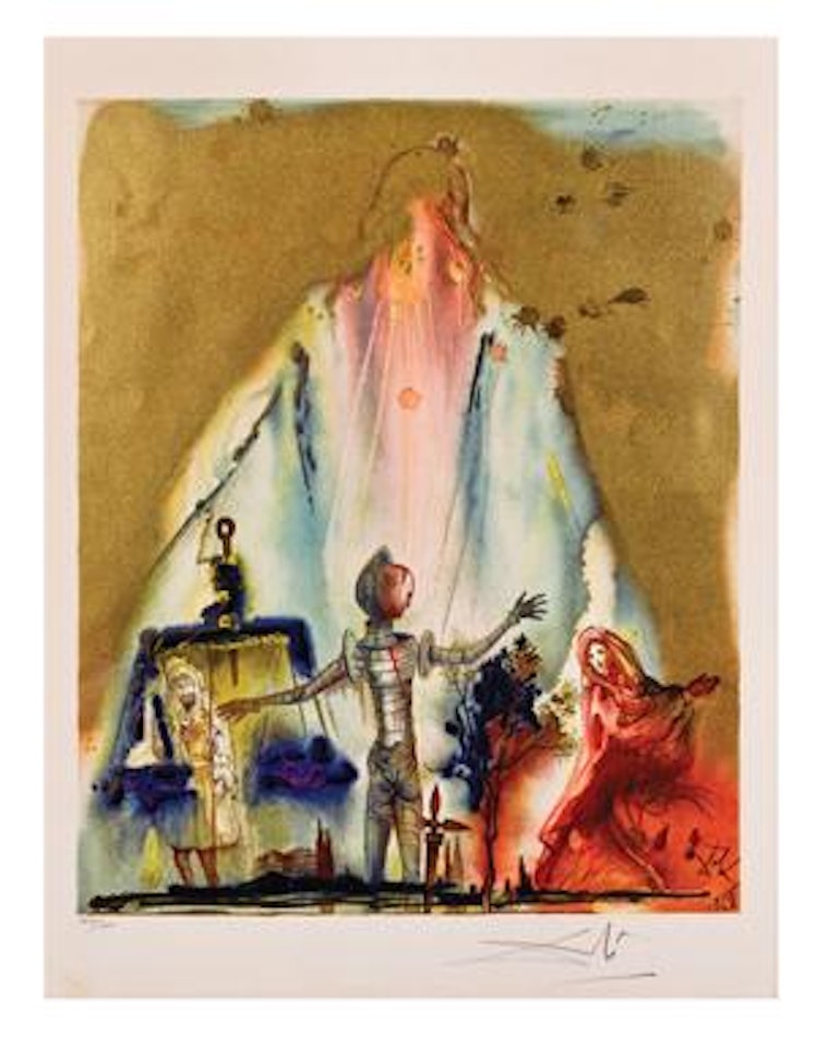Tancred's Choice de la carpeta Three Plays by the Marquis de Sade by Salvador Dali