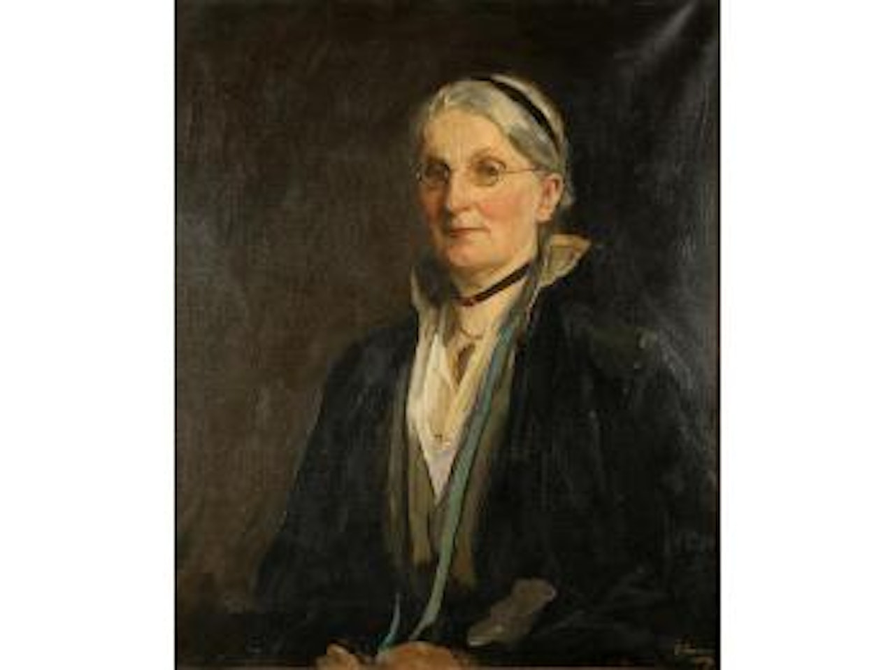 Portrait of Mrs W F Burton by John Lavery