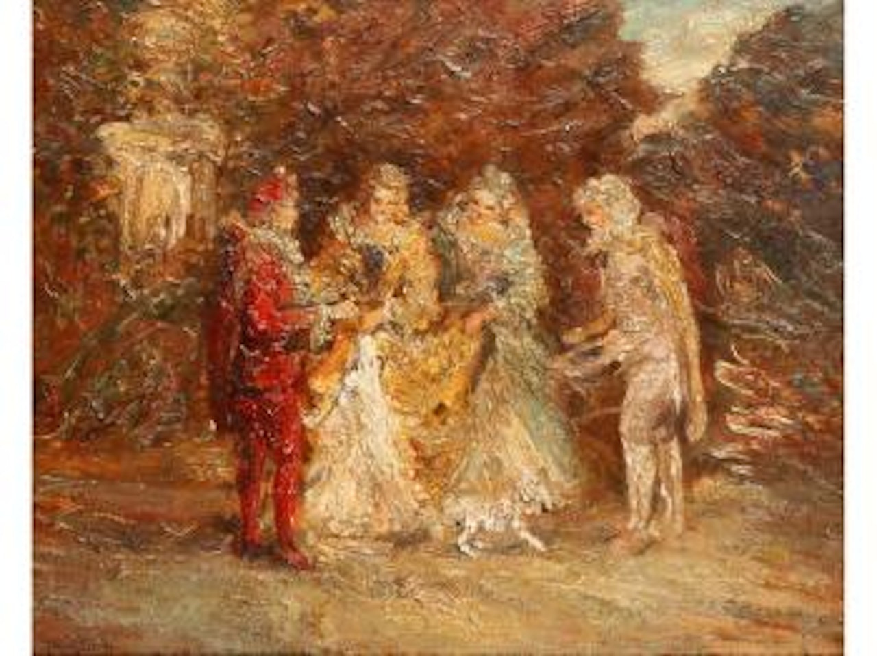 Fete Scanpetre by Adolphe Monticelli