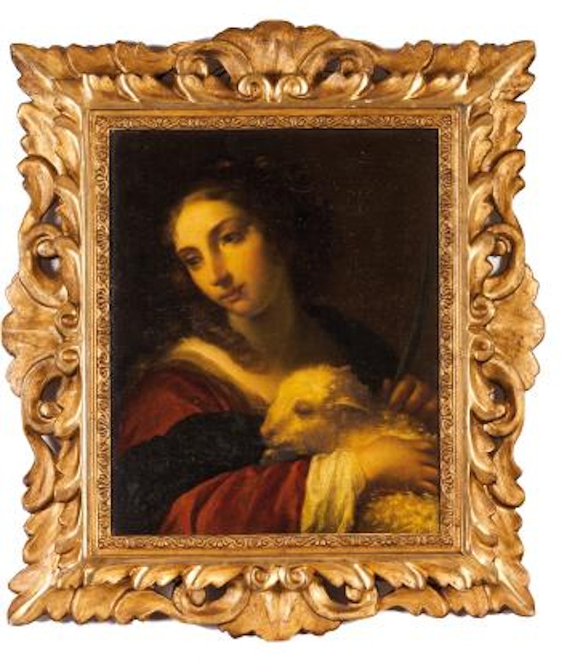 Saint Agnes by BOLOGNESE SCHOOL