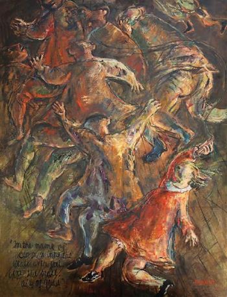 The Castle, In the name of Klamm into the stall, with you into the stall, all of you by Yosl Bergner