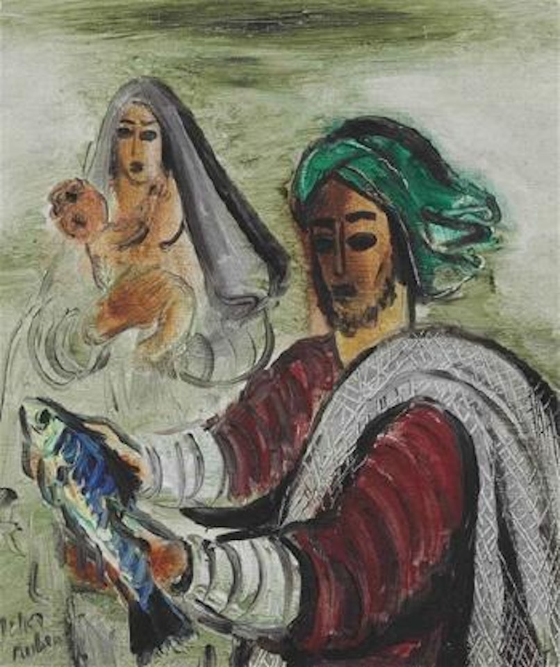 Fisherman family by Reuven Rubin