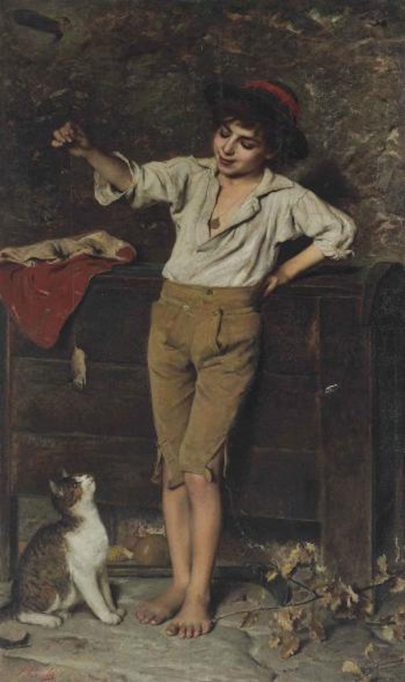 Cat and Mouse by Luigi Bechi