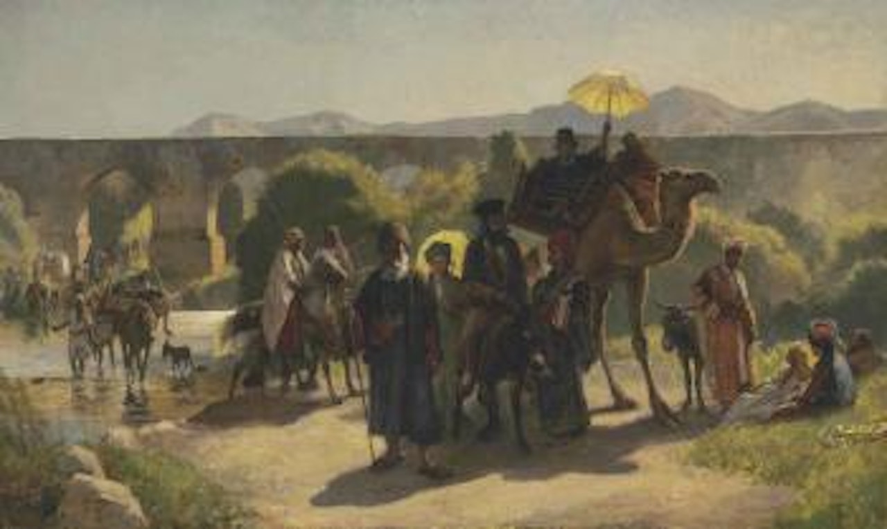 A Pilgrimage to the Jordan (at the Greek Easter) by Edwin Lord Weeks