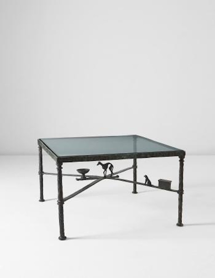 ‘En souvenir de la lévrette Bucky' (In memory of the dog Bucky) low table by Diego Giacometti