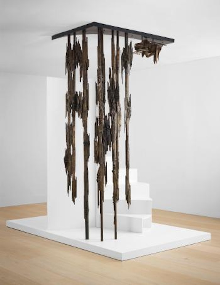 Sculptural balustrade by Arnaldo Pomodoro
