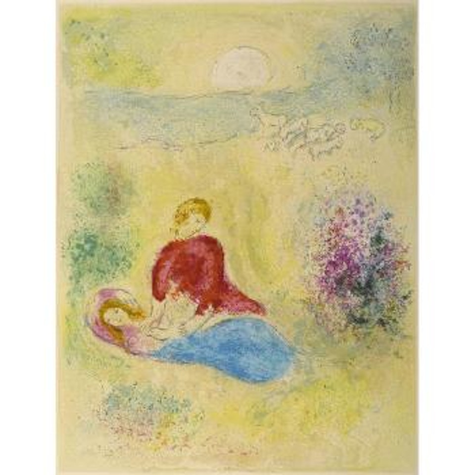 L'Arondelle, pl. 12, from Daphnis et Chloé (M. 319; C. bk. 46) by Marc Chagall