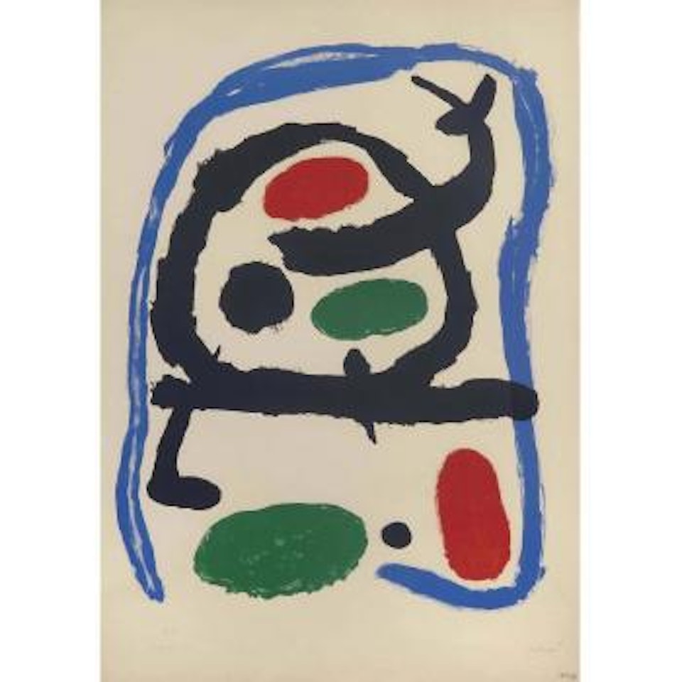 Poster for the Miró exhibition at the Musée National dArt Moderne, Paris (M. 337) by Joan Miró