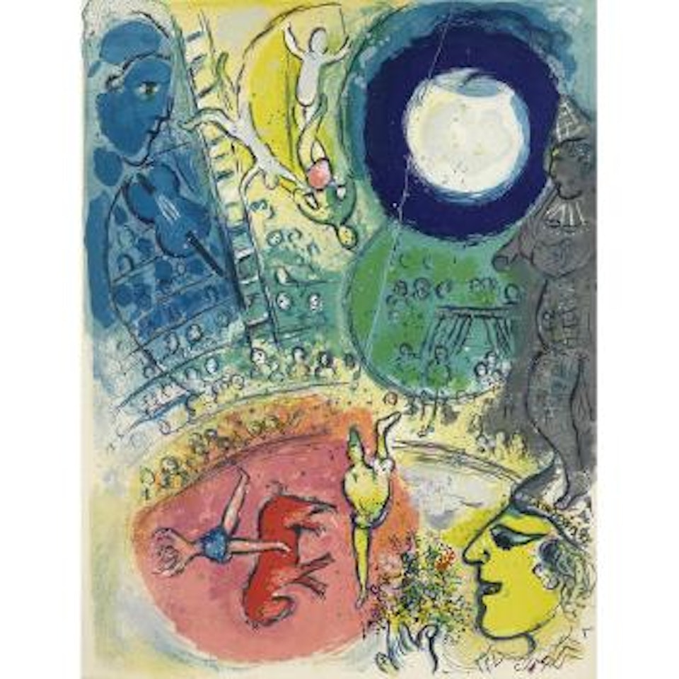 Pl. 12, from Le Cirque (M. 501; C. bk. 68) by Marc Chagall