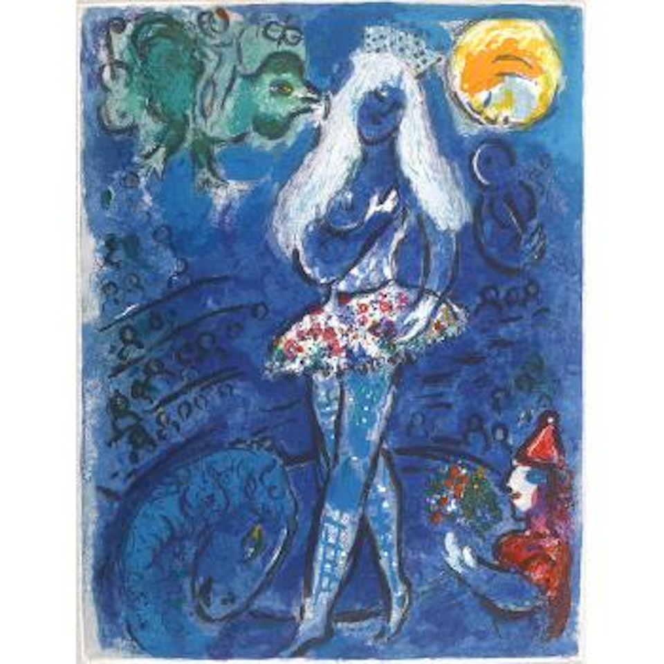 Pl. 27, from Le Cirque (M. 516; C. bk. 68) by Marc Chagall