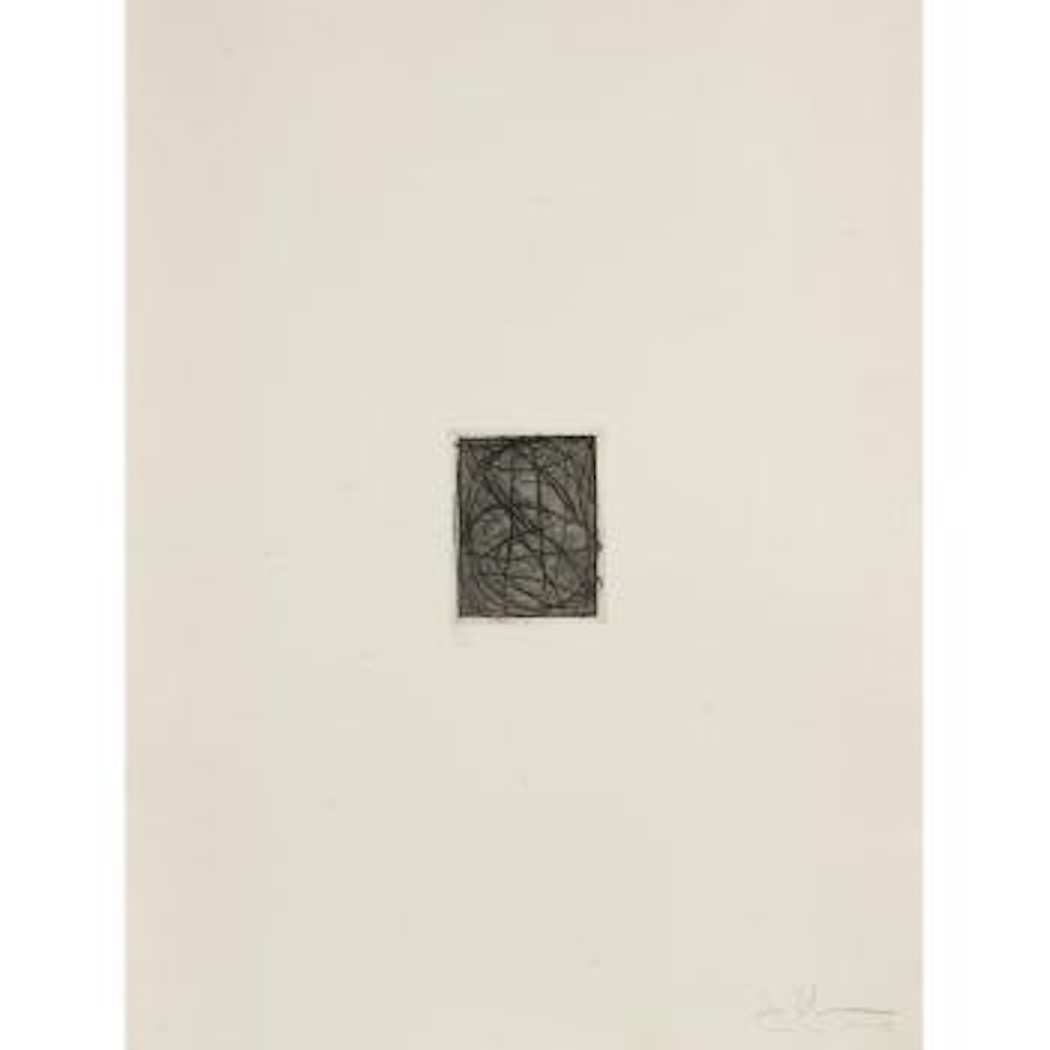 Numbers, from 1st Etchings, 2nd State (U.L.A.E. 96; F. 90) by Jasper Johns