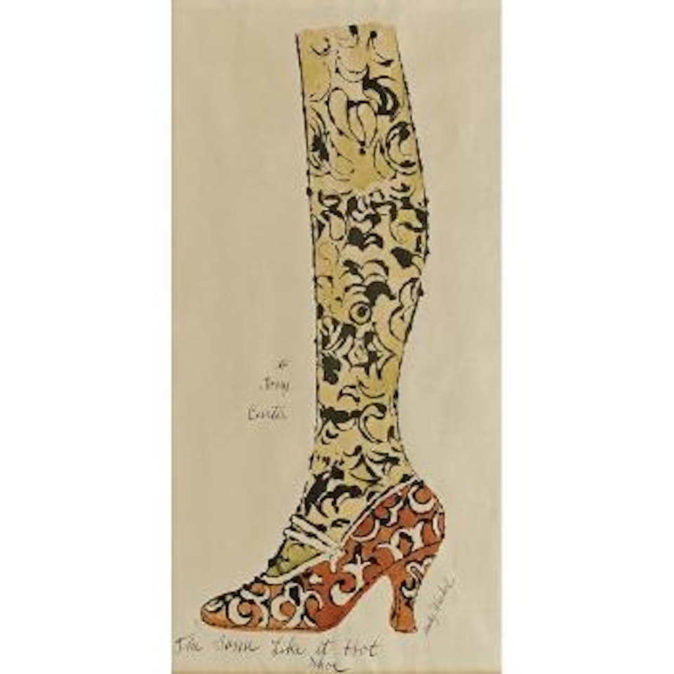 Shoe and Leg (The Some Like it Hot Shoe) (F./S. IV.85) by Andy Warhol