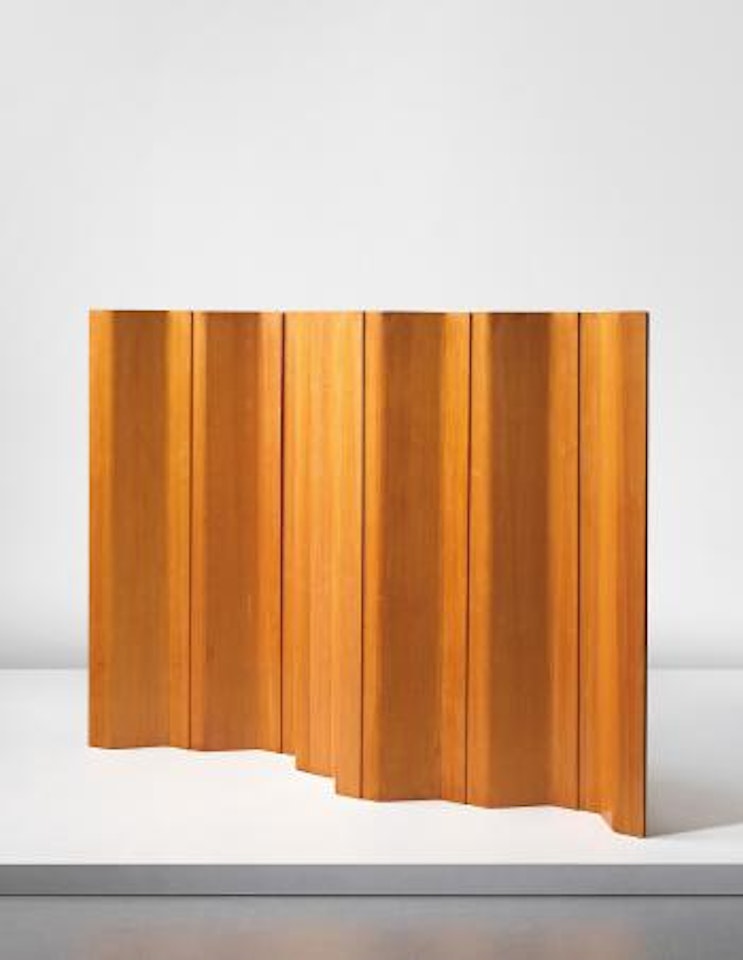 Seven-panelled room divider by Poul Kjaerholm