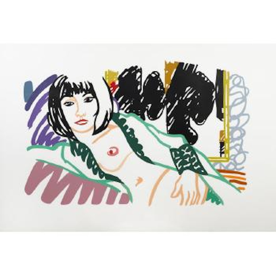 Monica in Robe with Motherwell by Tom Wesselmann