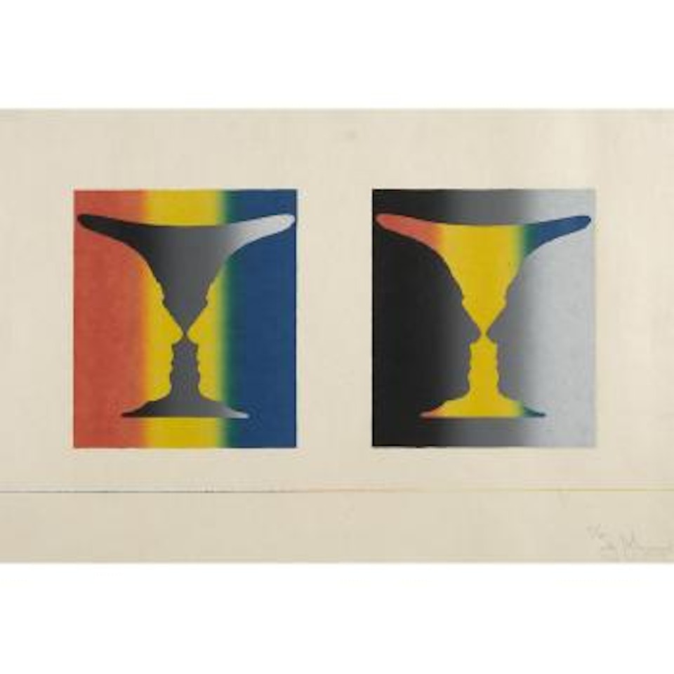 Cups 4 Picasso (U.L.A.E. 112; F. 167) by Jasper Johns