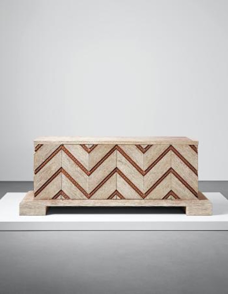 Rare 'Chevron' sideboard by Jean Royere