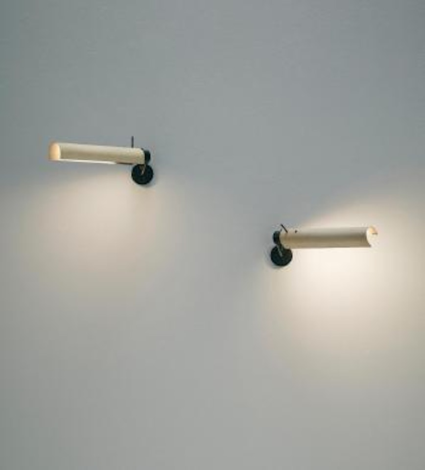 Pair of adjustable wall lights by Gino Sarfatti