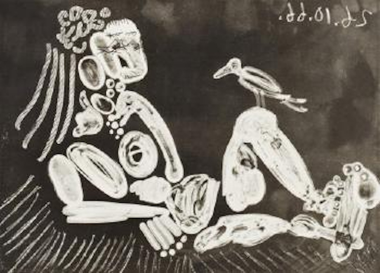 Femme à l'Oiseau by Pablo Picasso