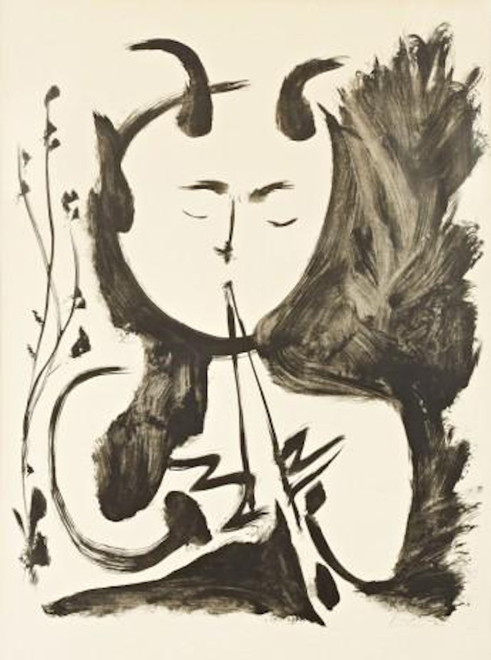 Faune Musicien no 4 by Pablo Picasso