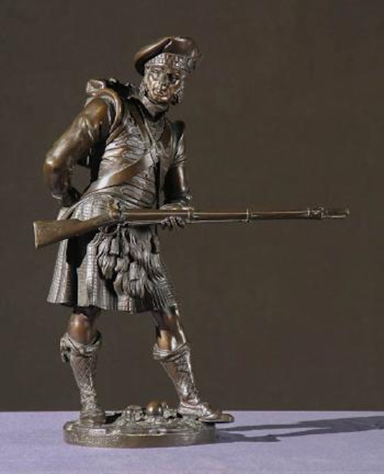 Highland infantryman by Albert-Ernest Carrier-Belleuse