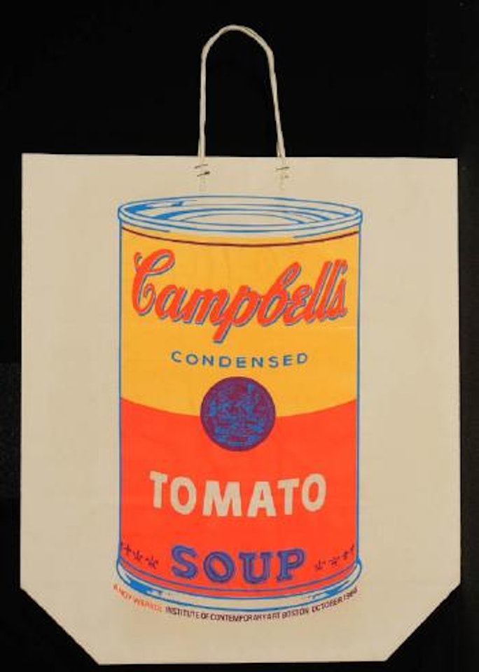 Campbell's Soup Can on a Shopping Bag by Andy Warhol