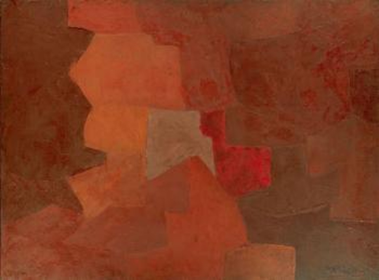 Composition Rouge et Brun by Serge Poliakoff