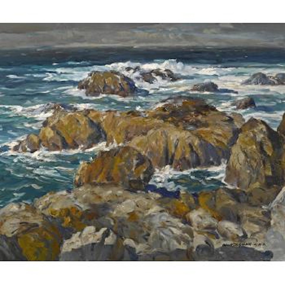 Storm at sea by Maurice Logan