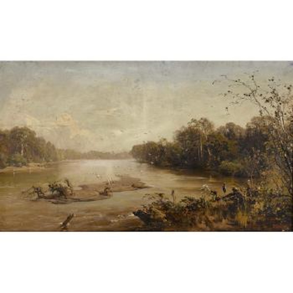 River landscape by Thomas Hill