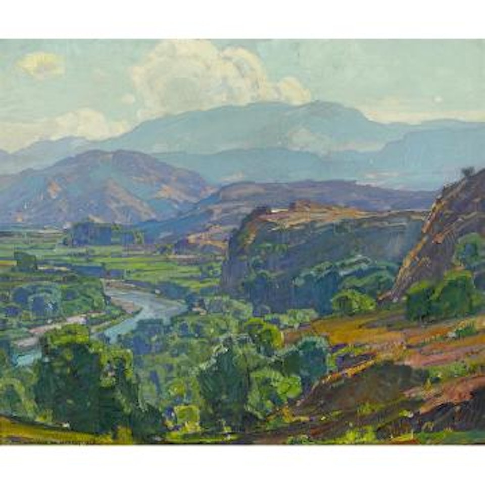 Misty Morning, Santa Ana Canyon by William Wendt
