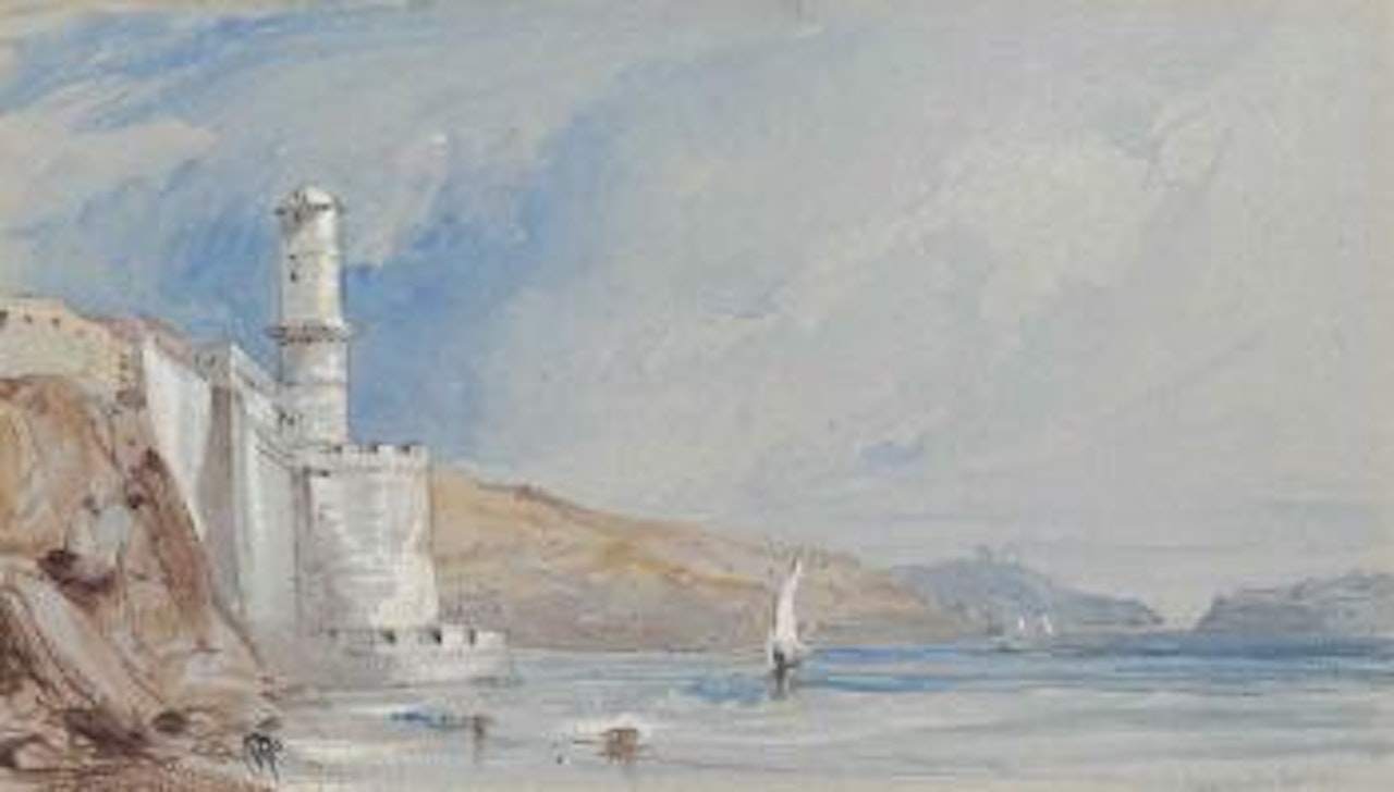 Marseilles, in the harbour, July 28th, 1836 by William Callow
