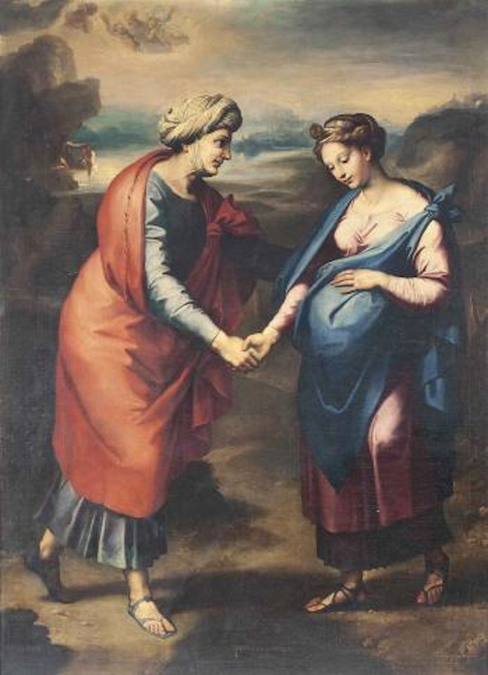 The Visitation by Circle of Luca Giordano