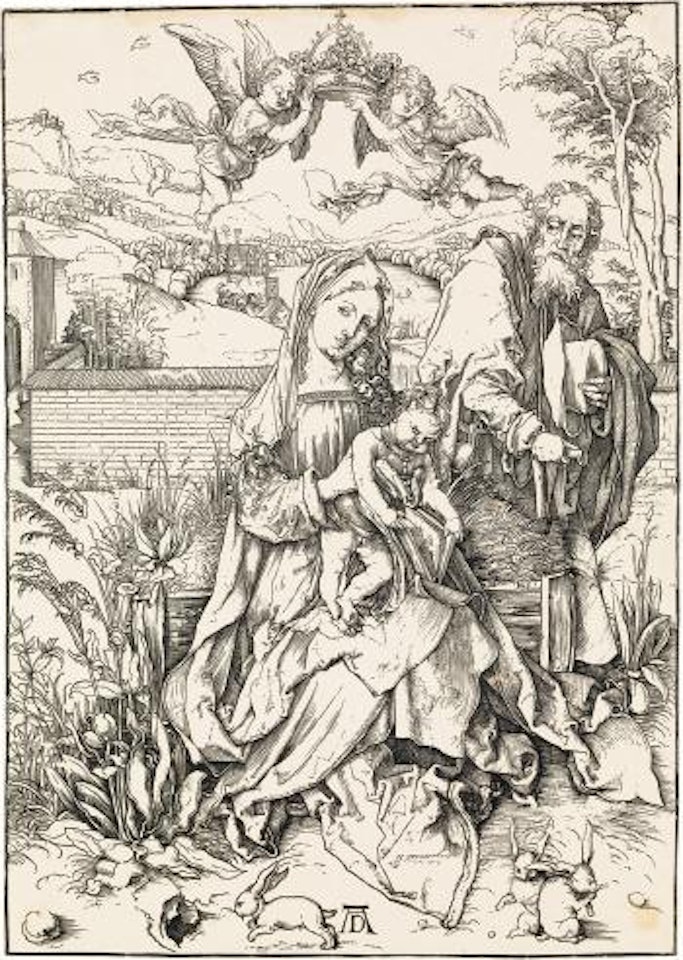 The Holy Family with The Three Hares by Albrecht Dürer