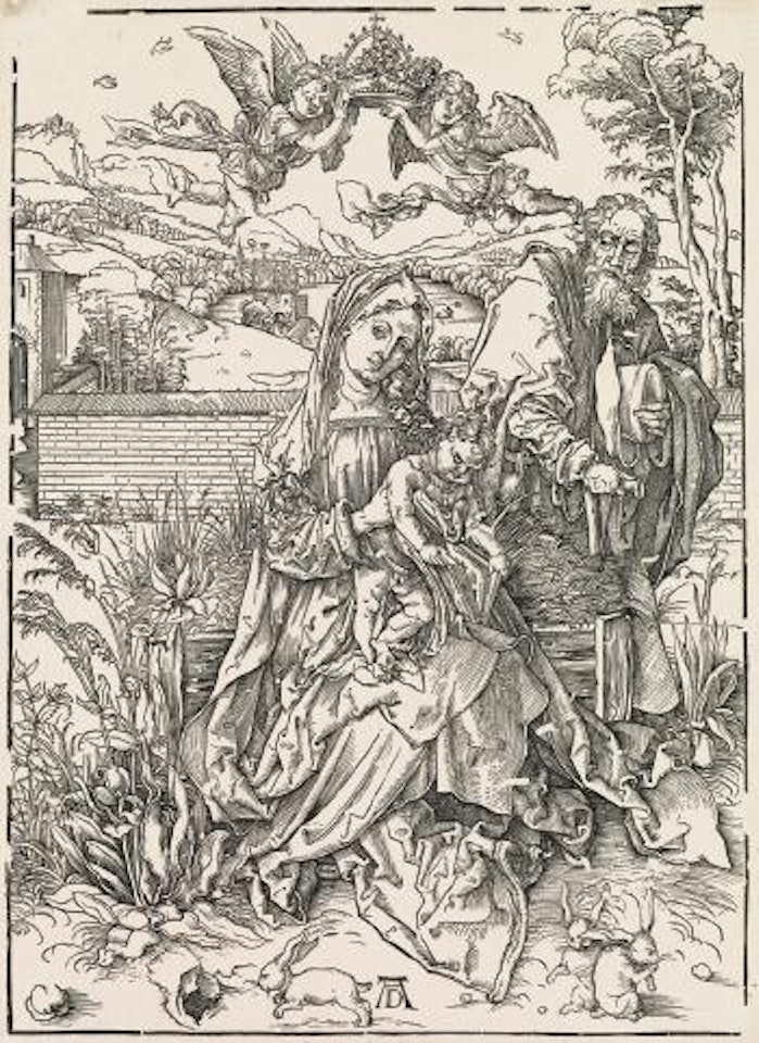 The Holy Family with The Three Hares by Albrecht Dürer